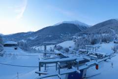 Das Skigebiet Eischoll frisch verschneit, nachdem sie wegen Schnemangel meiner Meinung nach fast schliessen mussten